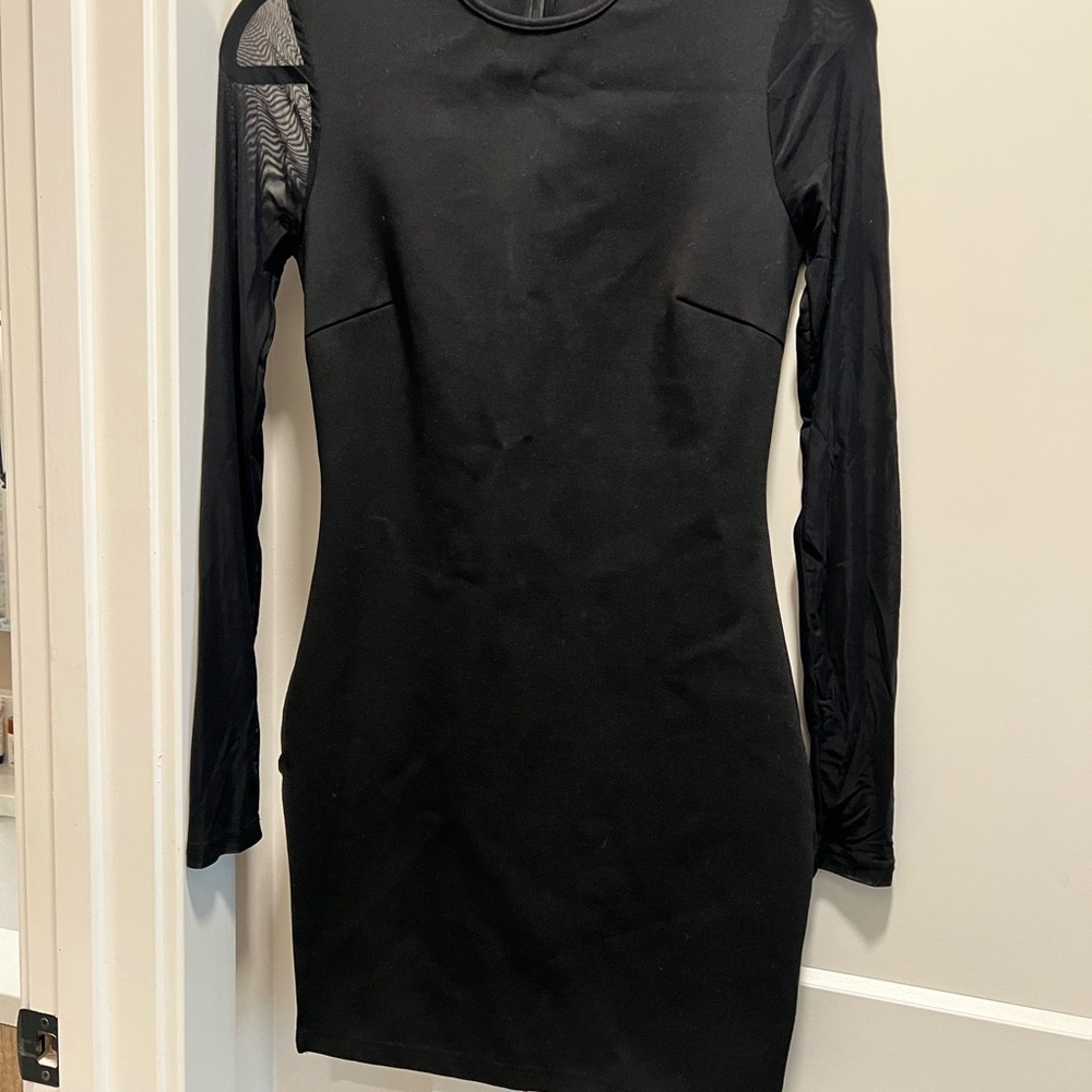 Super down mini dress